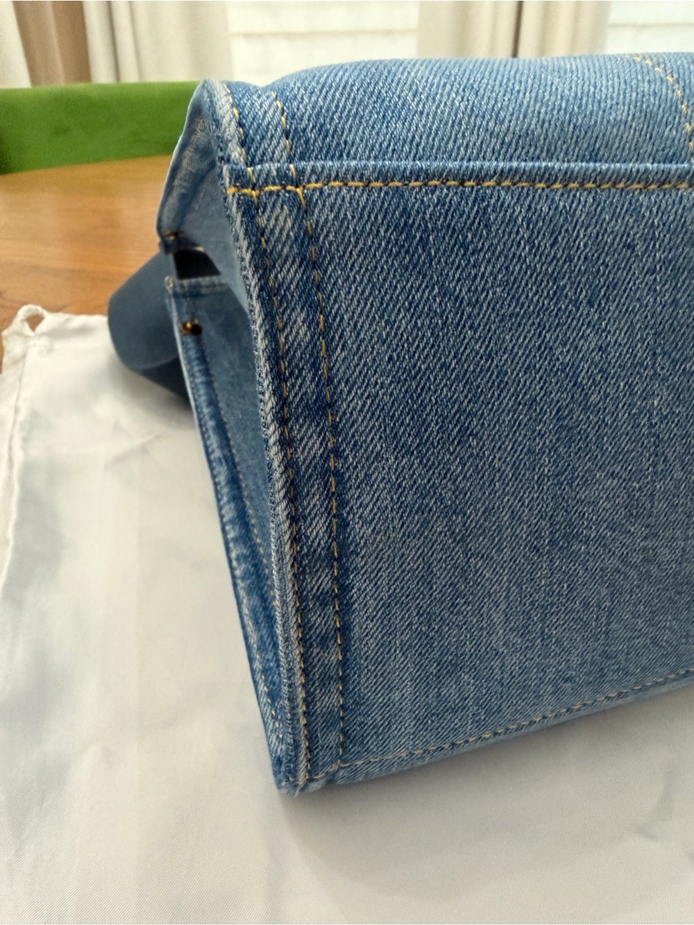 COACH Denim Cargo Tote & Dust Bag NWOT - Picture 11 of 15